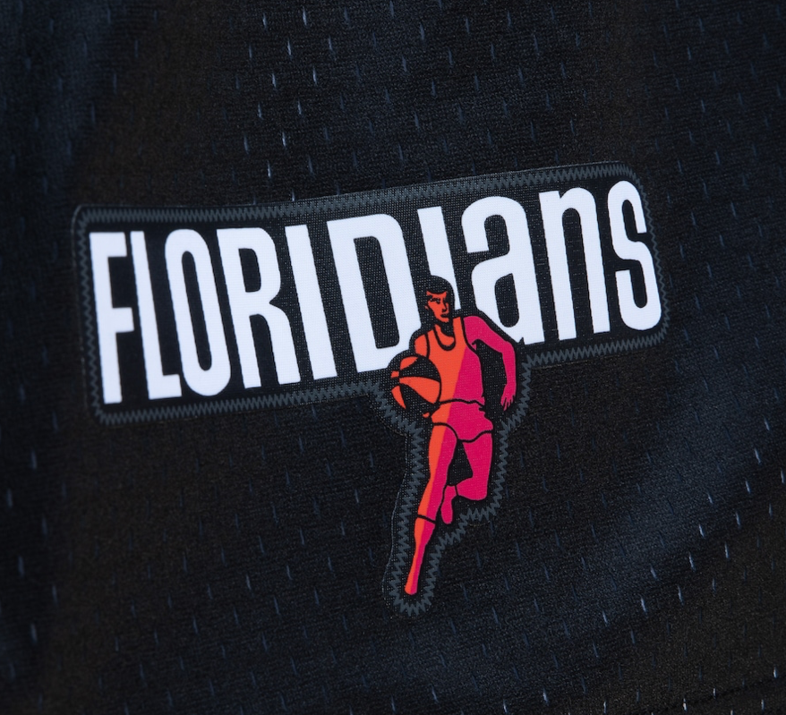 MIAMI FLORIDIANS FADEAWAY 2005 NBA MITCHELL & NESS SWINGMAN SHORTS