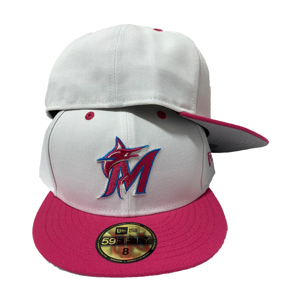 New Era Miami Marlins MLB Pink 9FIFTY Snapback Hat