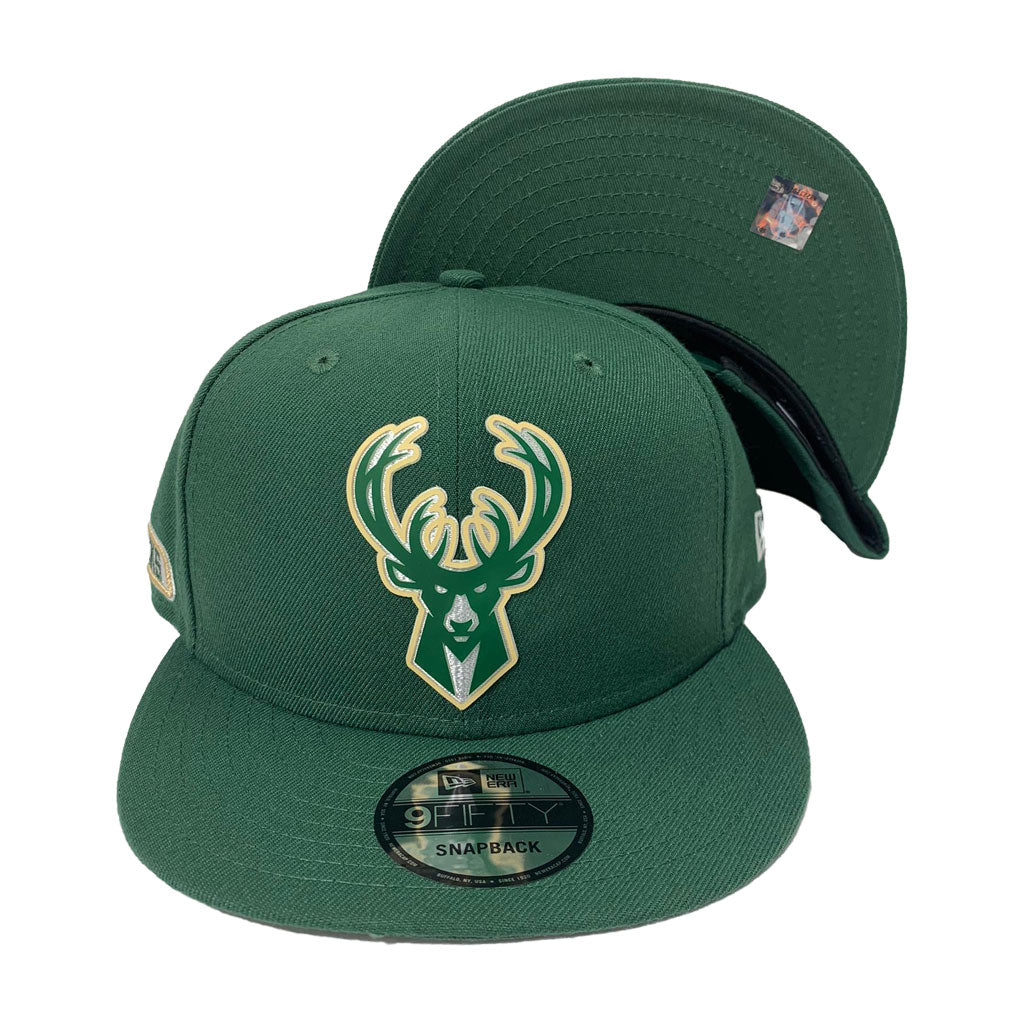 MILWAUKEE BUCKS  NEW ERA 9FIFTY SNAPBACK CAP