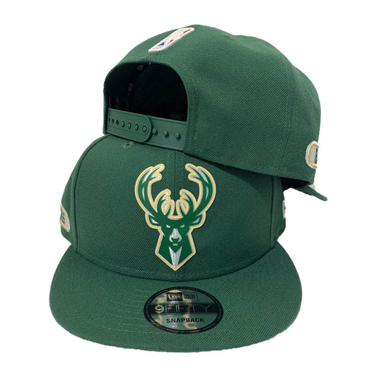 MILWAUKEE BUCKS  NEW ERA 9FIFTY SNAPBACK CAP