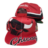 MITCHELL AND NESS BIG FACE CHICAGO BULLS SNAPBACK HAT