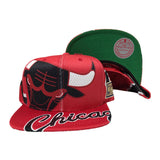 MITCHELL AND NESS BIG FACE CHICAGO BULLS SNAPBACK HAT