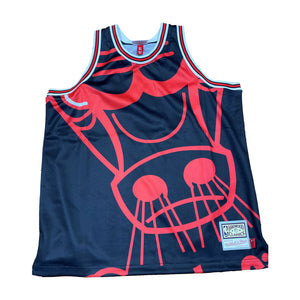 MITCHELL AND NESS CHICAGO BULLS BIG FACE BASKETBALL TOP