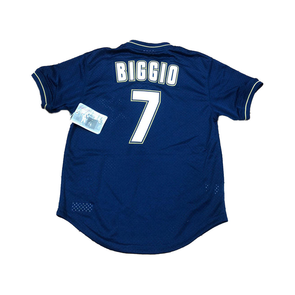 MITCHELL AND NESS HOUSTON ASTRO 1997 CRAIG BIGGIO AUTHENTIC BATTING PRACTICE JERSEY