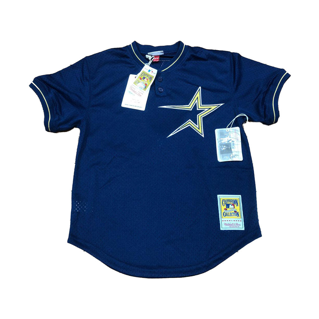 MITCHELL AND NESS HOUSTON ASTRO 1997 CRAIG BIGGIO AUTHENTIC BATTING PRACTICE JERSEY
