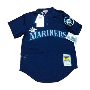 MITCHELL AND NESS KEN GRIFFEY JR. SEATTLE MARINERS AUTHENTIC BATTING PRACTICE JERSEY