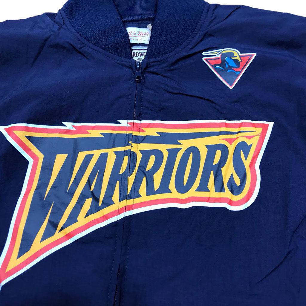 Golden State Warriors Mitchell And Ness NBA Warm up Jacket