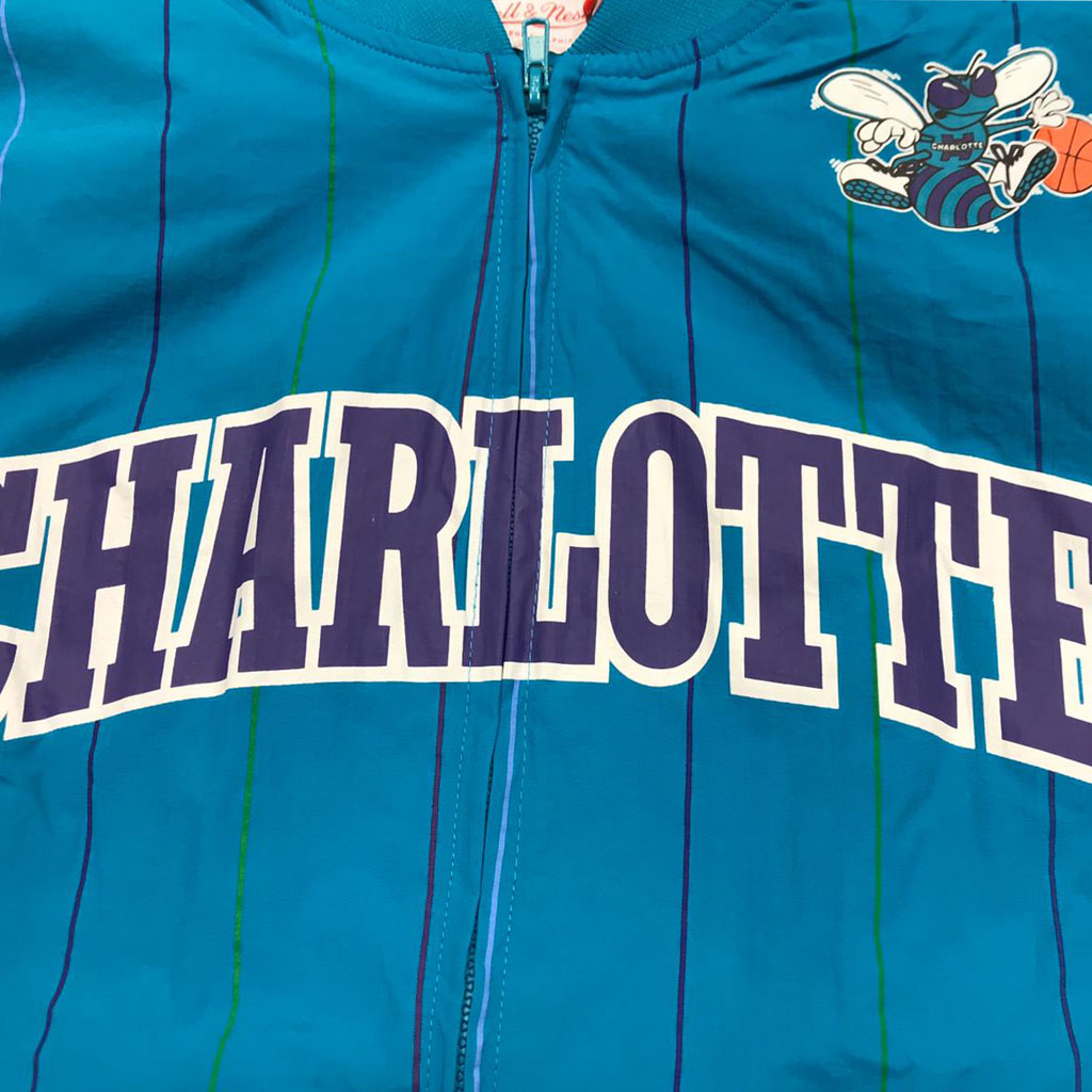 New Orleans Hornets NBA Light Jacket Mitchell and Ness