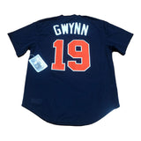MITCHELL AND NESS SAN DIEGO PADRES TONY GWYNN NAVY AUTHENTIC BATTING PRACTICE JERSEY