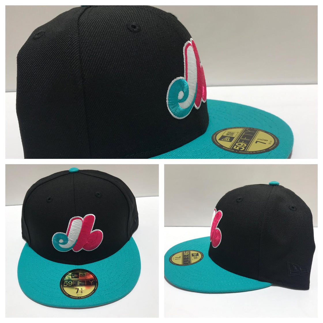 MONTREAL EXPOS NEW ERA FITTED 59FIFTY HAT SOUTH BEACH COLOR