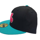 MONTREAL EXPOS NEW ERA FITTED 59FIFTY HAT SOUTH BEACH COLOR