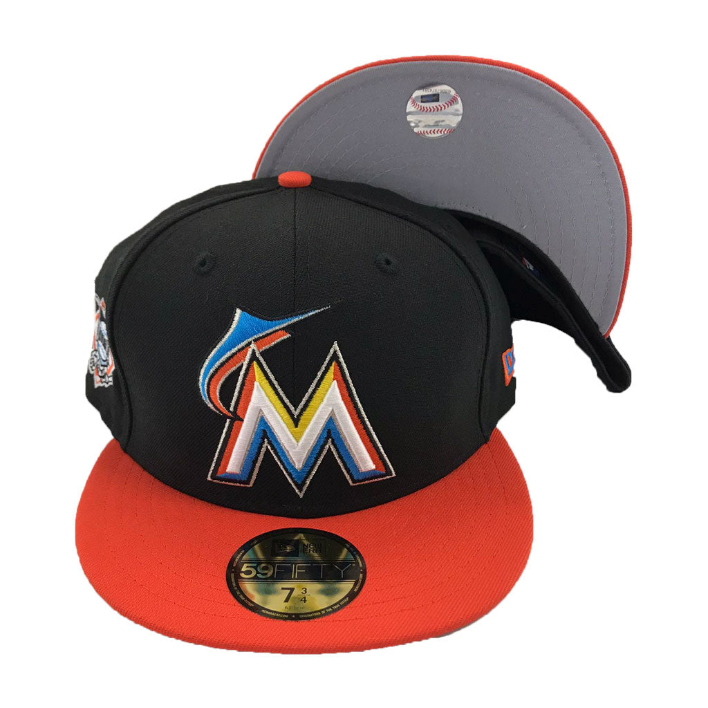 Miami Marlins New Era 2x MLB World Series Champions 59FIFTY Fitted Hat -  Black