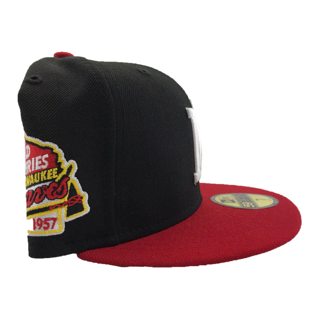 Milwaukee Braves 1957 World Series New Era 59Fifty Fitted Cap
