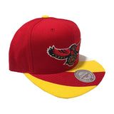 Mitchell and Ness NBA Visor Wave Atlanta Hawks Team Snapback Hat