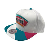 Mitchell and Ness NBA Visor Wave San Antonio Spurs Team Snapback Hat