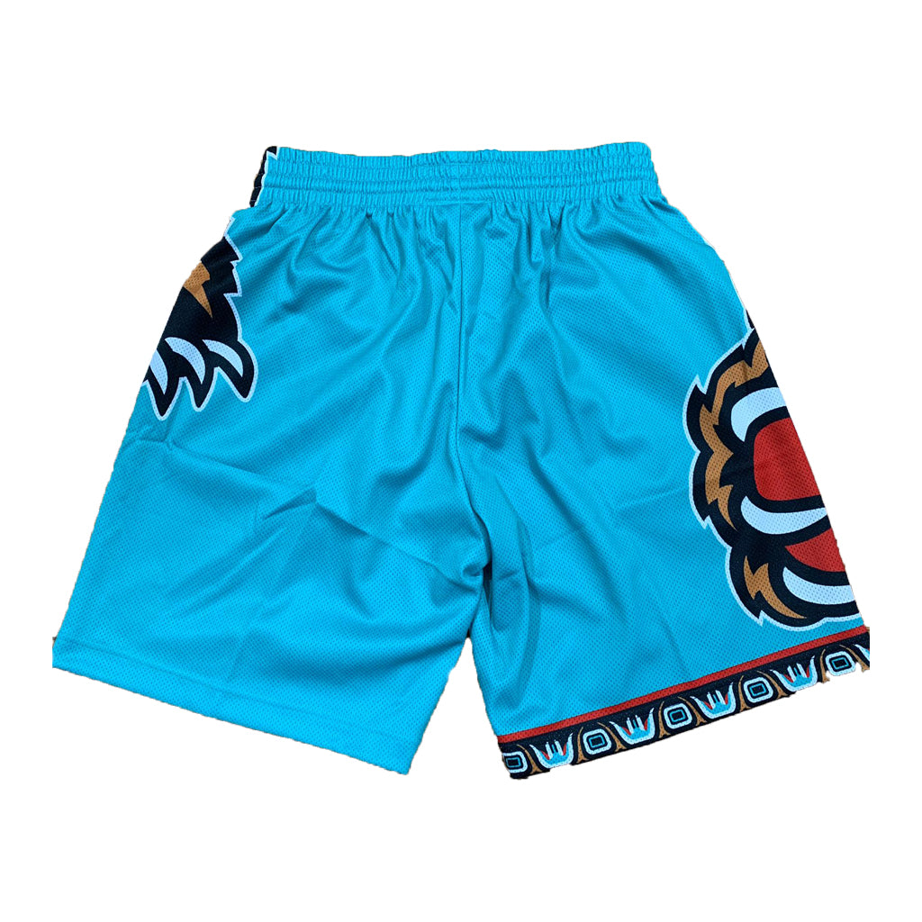 MITCHELL AND NESS NBA BIG FACE SHORT GRIZZLIERS