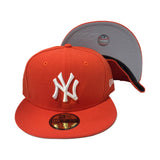 NEW ERA NEW YORK YANKEES ORANGE 59FIFTY FITTED HAT