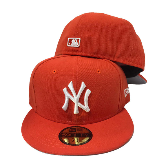 NEW ERA NEW YORK YANKEES ORANGE 59FIFTY FITTED HAT – Sports World 165