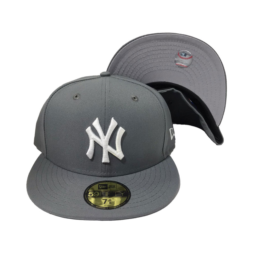 NEW ERA NEW YORK YANKEES STORM GRAY 59FIFTY FITTED HAT