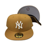 NEW ERA NEW YORK YANKEES TAN 59FIFTY FITTED HAT