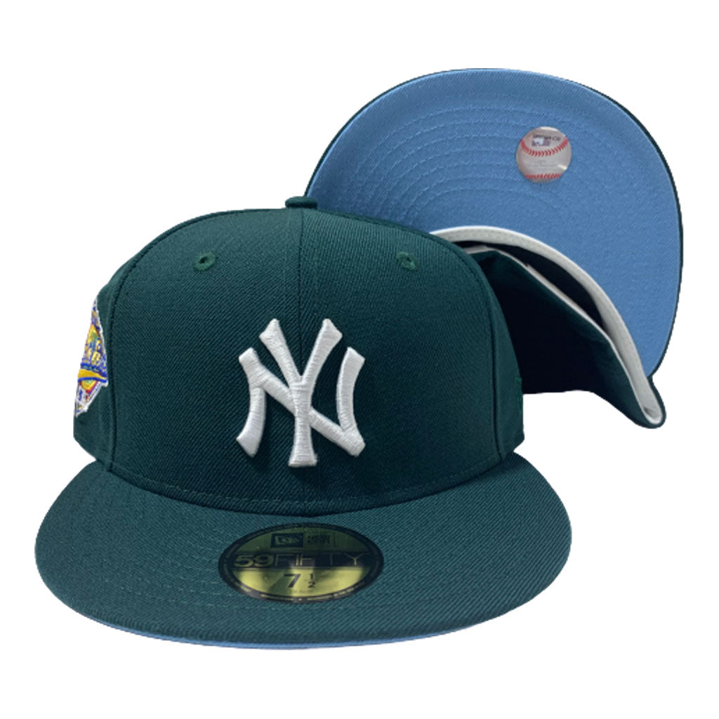 NEW YORK YANKEE ALL GREEN 1996 WORLD SERIES NEW ERA FITTED HAT