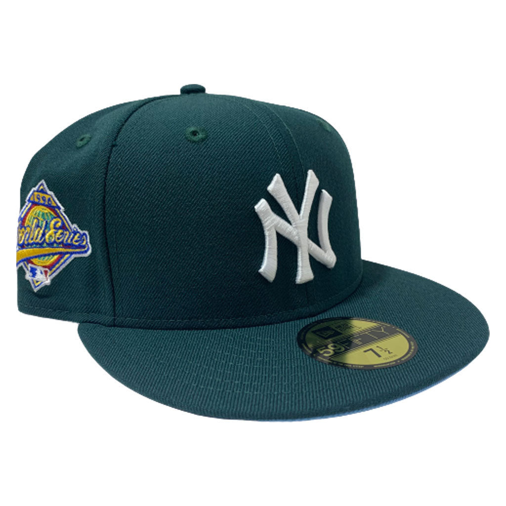 NEW YORK YANKEE ALL GREEN 1996 WORLD SERIES NEW ERA FITTED HAT