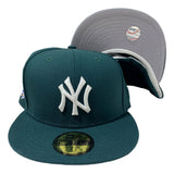 NEW YORK YANKEE ALL GREEN 1999 WORLD SERIES NEW ERA FITTED HAT