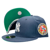 NEW YORK YANKEES 1949 WORLD GREEN BRIM NEW ERA FITTED HAT