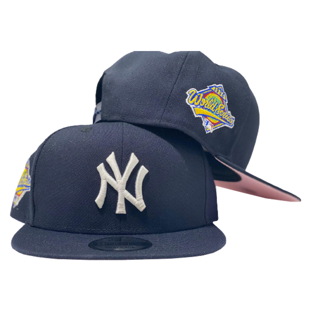 NEW YORK YANKEES 1996 WORLD SERIES PINK BRIM NEW ERA SNAPBACK HAT