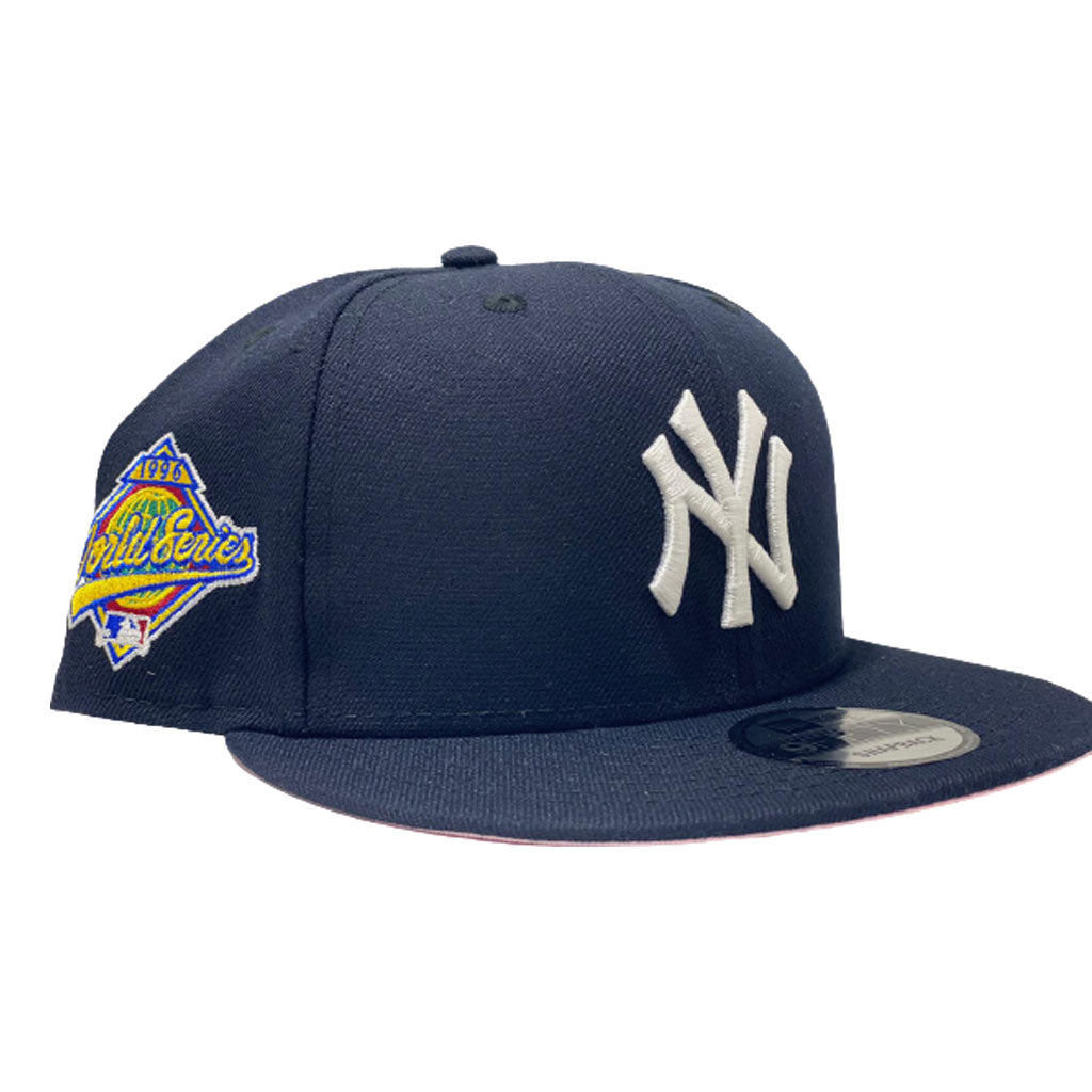 NEW YORK YANKEES 1996 WORLD SERIES PINK BRIM NEW ERA SNAPBACK HAT