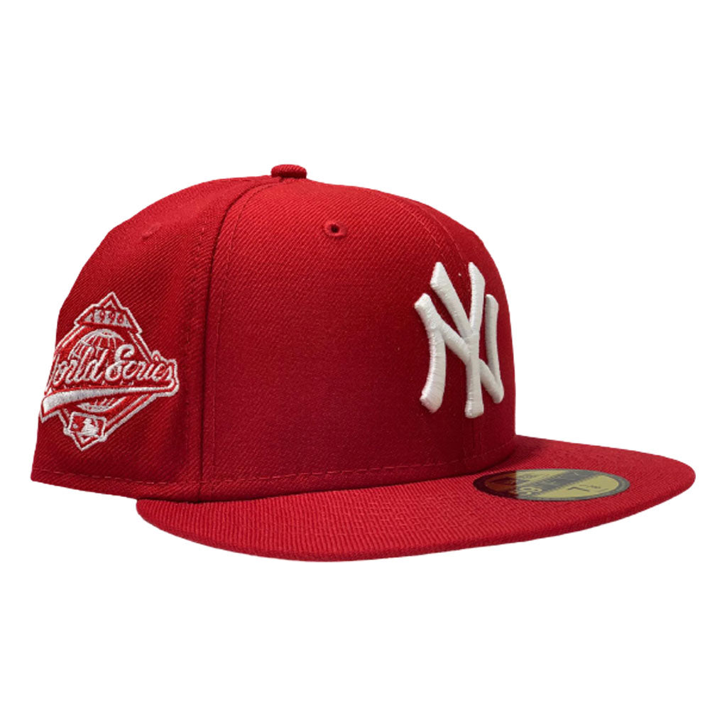 NEW YORK YANKEES 1996 WORLD SERIES RED NEW ERA FITTED HAT