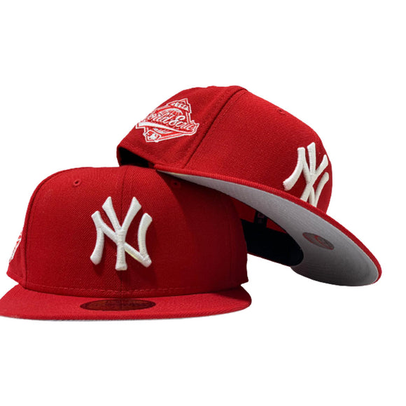 NEW YORK YANKEES 1996 WORLD SERIES RED NEW ERA FITTED HAT