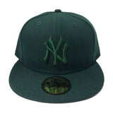 NEW YORK YANKEES DARK GREEN NEW ERA 59FIFTY FITTED HAT