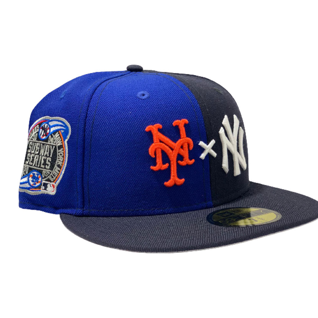 NEW YORK YANKEES * METS SUBWAY SERIES NEW ERA FITTED HAT