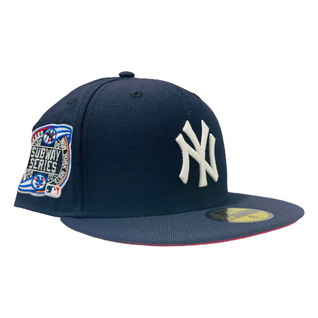 NEW YORK YANKEES SUBWAY SERIES RED BRIM NEW ERA FITTED