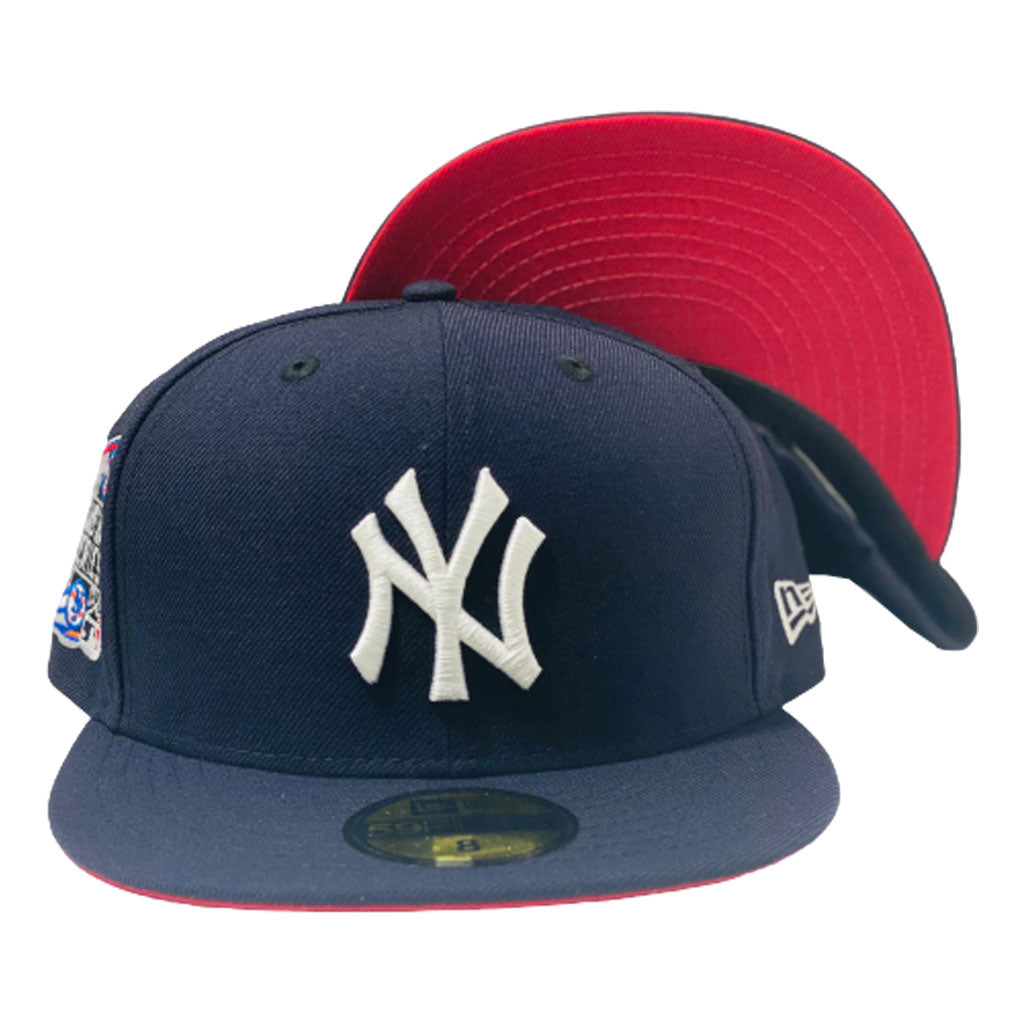 NEW YORK YANKEES SUBWAY SERIES RED BRIM NEW ERA FITTED