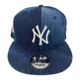 NEW YORK YANNKEES BLUE DENIM NEW ERA 9FIFTY SNAPBACK CAP