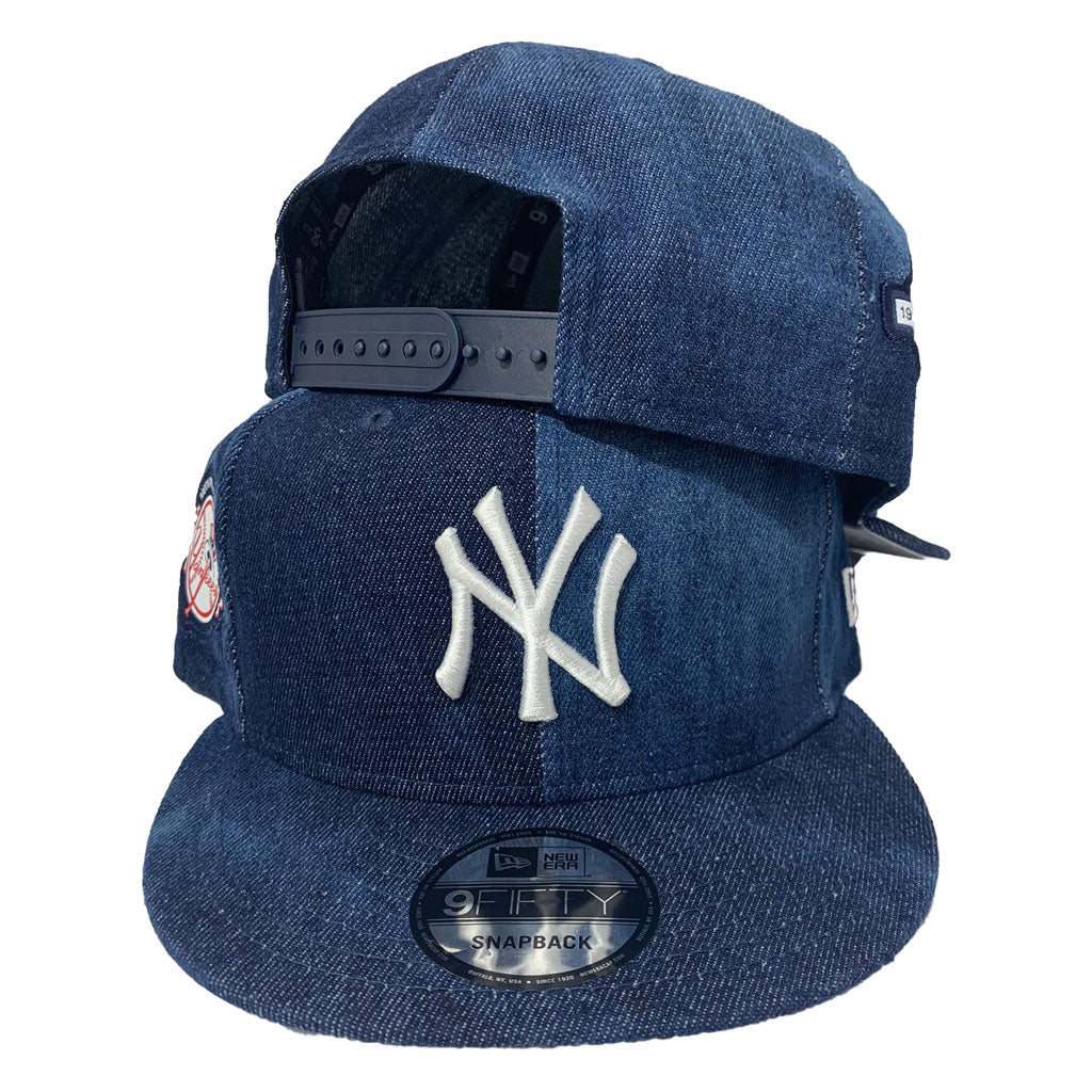 NEW YORK YANNKEES BLUE DENIM NEW ERA 9FIFTY SNAPBACK CAP