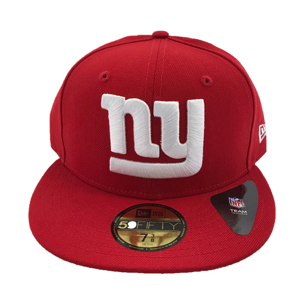 NFL New York Giants Red New Era Fitted Hat