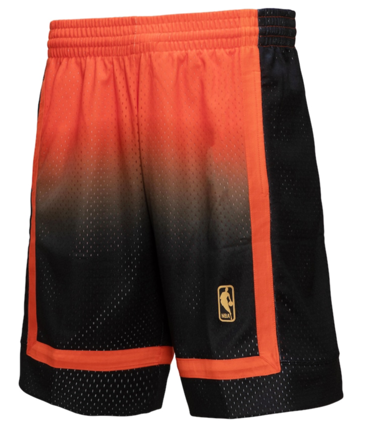 NEW YORK KNICKS FADEAWAY 1996 NBA MITCHELL & NESS SWINGMAN SHORTS