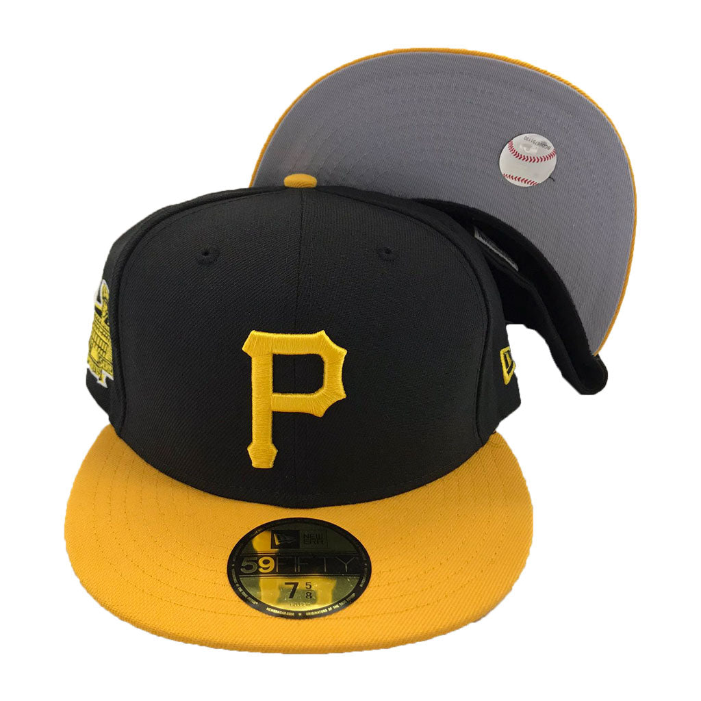 New Era 59FIFTY Pittsburgh Pirates 1971 World Series Patch Fitted Hat 7 1/8
