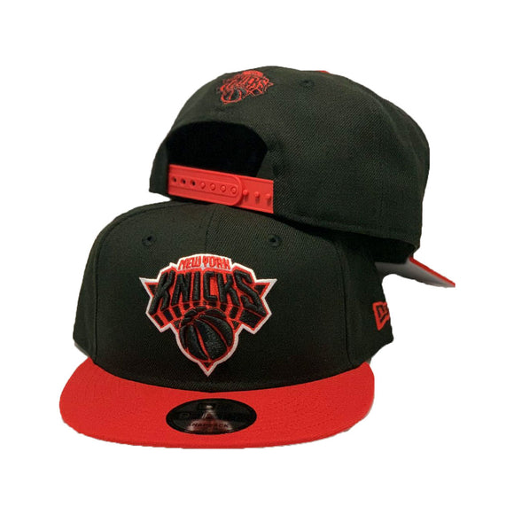 New York Knicks Black/ Red New Era Fitted Hat