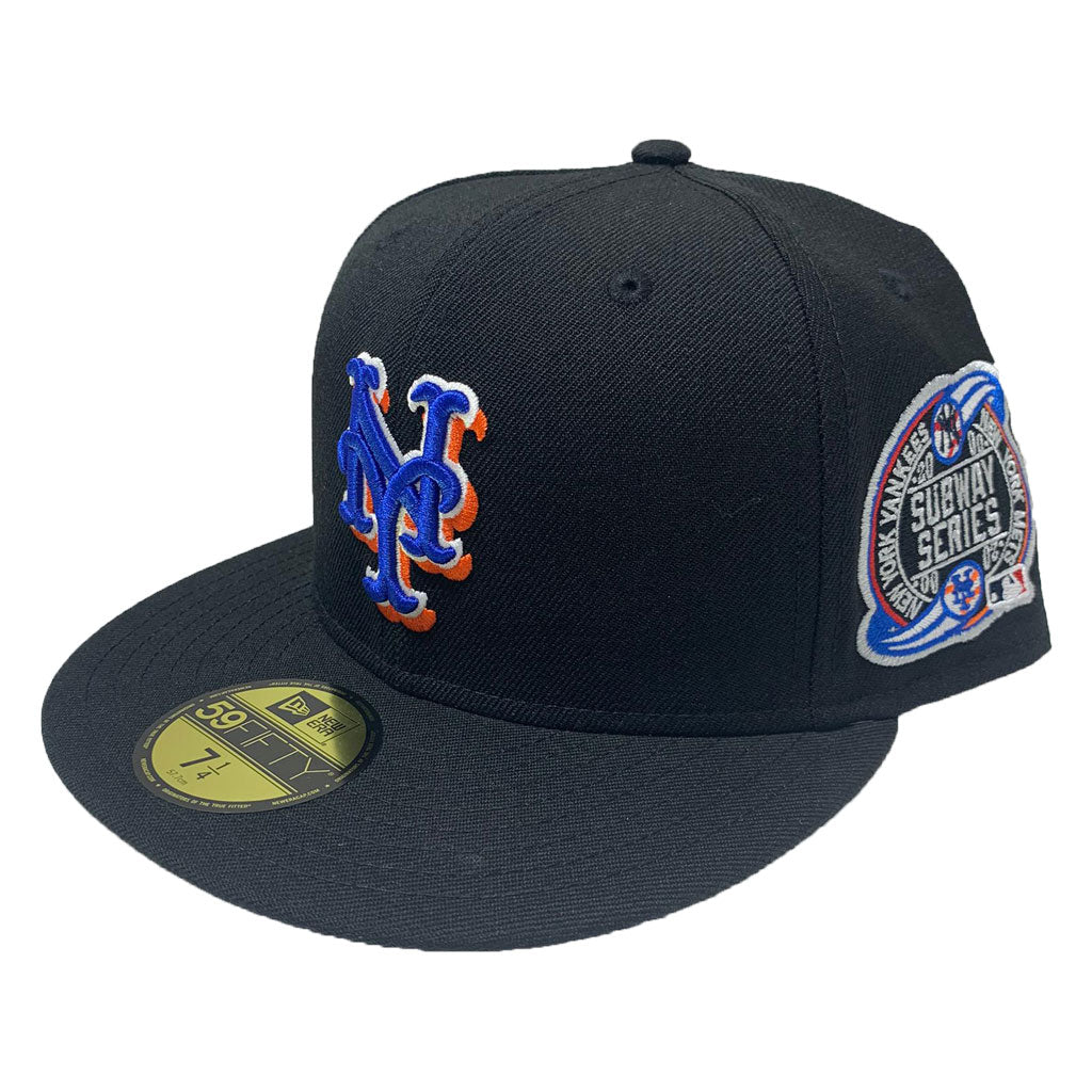 New York Mets Black Subway Series New Era Fitted Hat