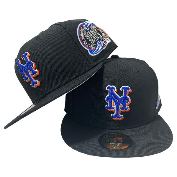 NEW YORK METS DEPT. OF SANITATION BLACK ICY BRIM NEW ERA FITTED HAT –  Sports World 165