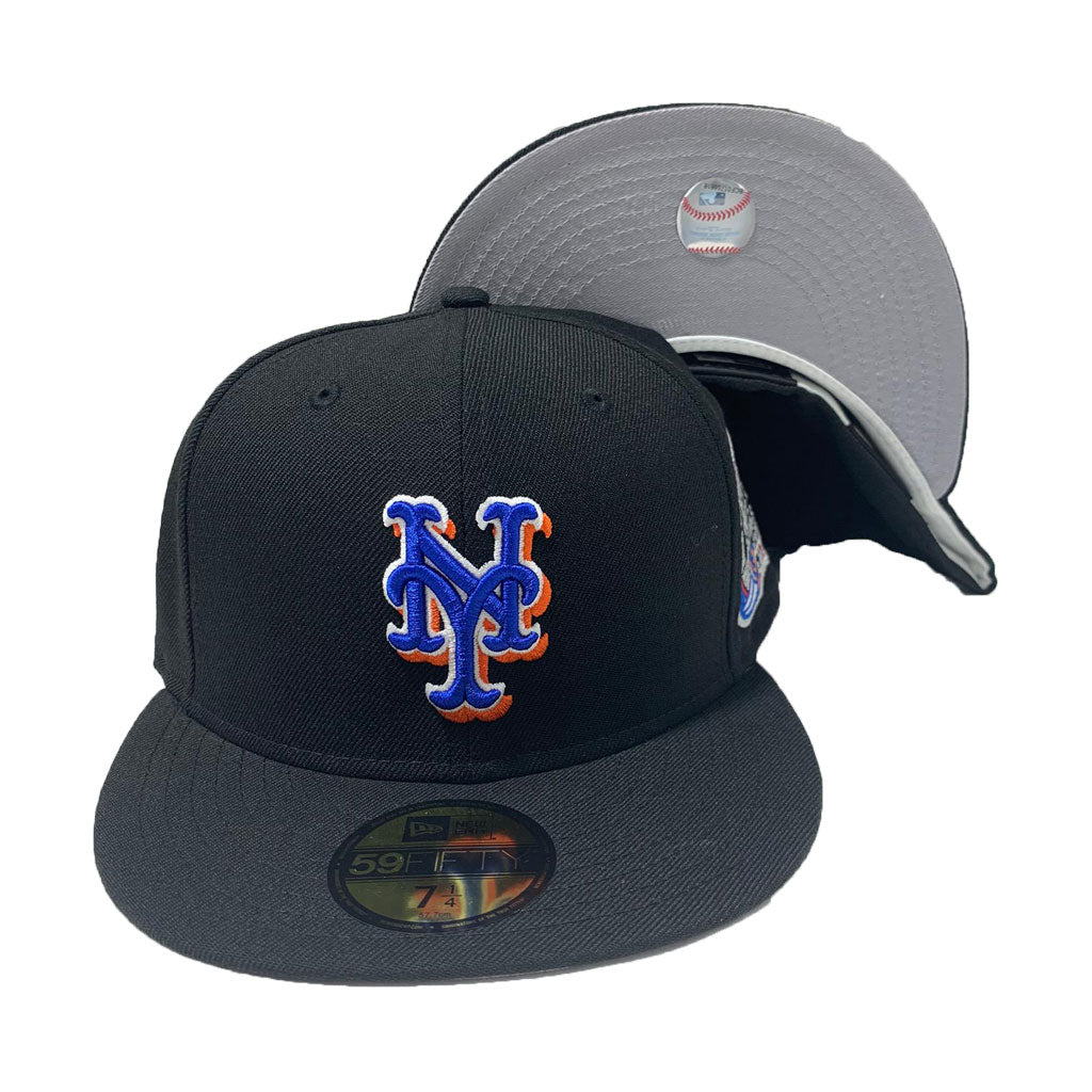 New York Mets Black Subway Series New Era Fitted Hat