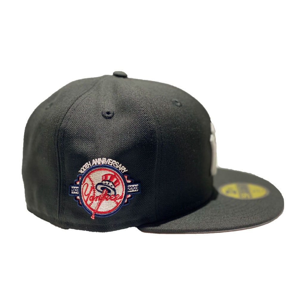 New York Yankees 100th Anniversary Black New Era Fitted Hat