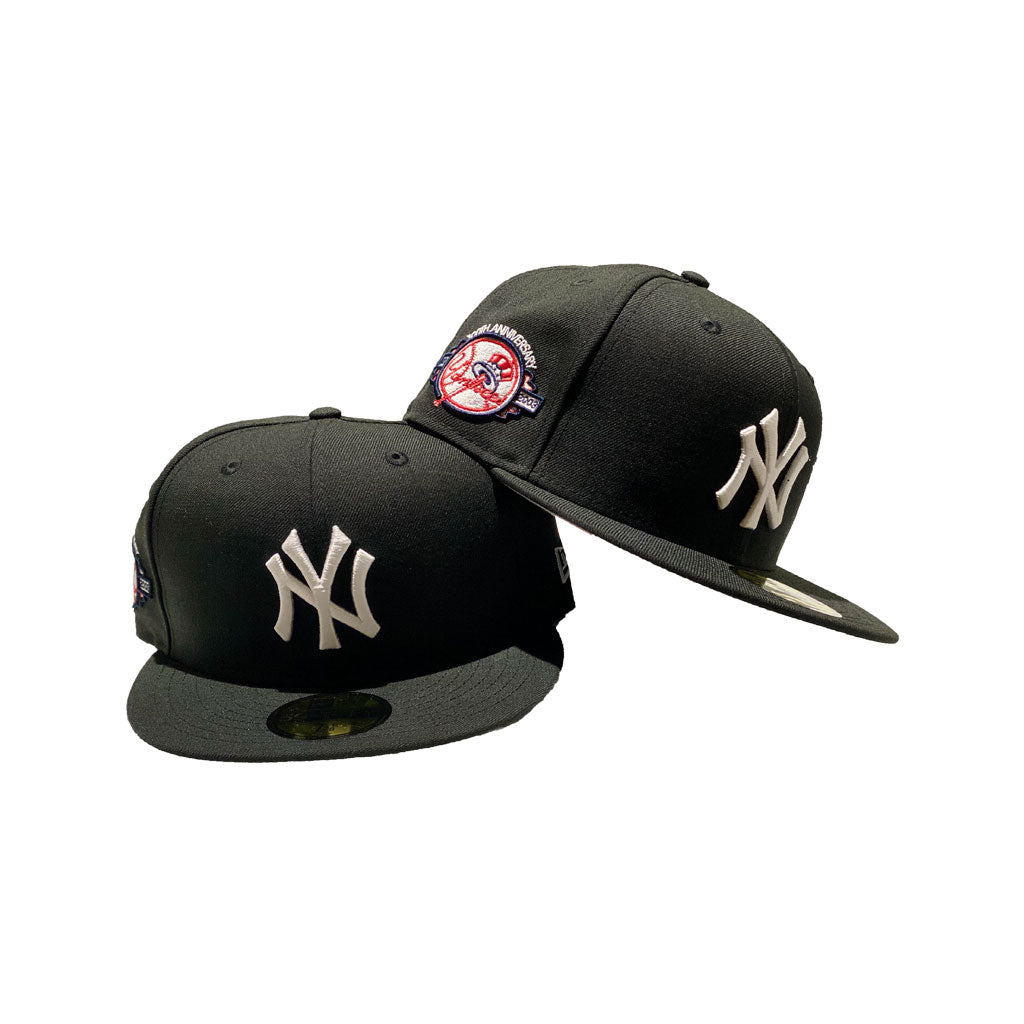 New York Yankees 100th Anniversary Black New Era Fitted Hat
