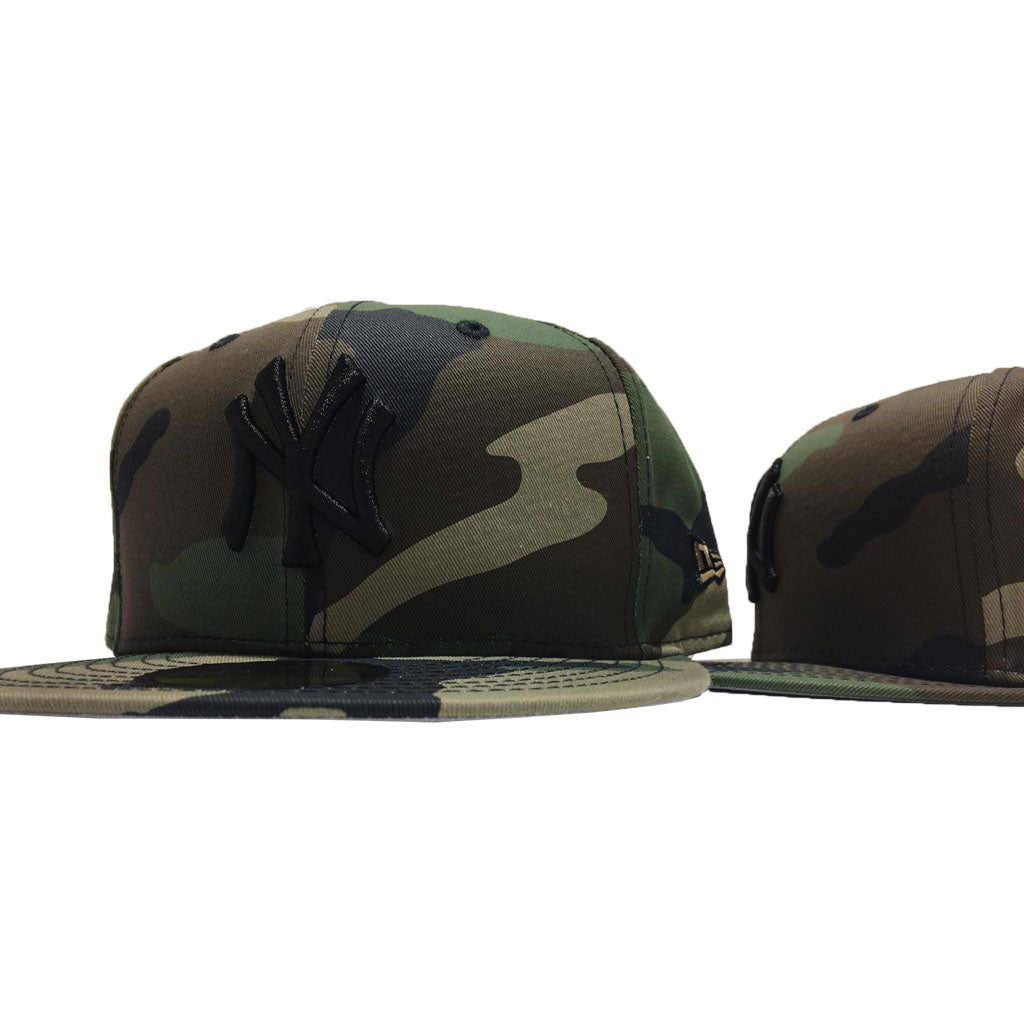 New York Yankees New Era Woodland Camo Basic 59FIFTY Fitted Hat - Camo