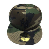 New York Yankees New Era Woodland Camo Basic 59FIFTY Fitted Hat - Camo