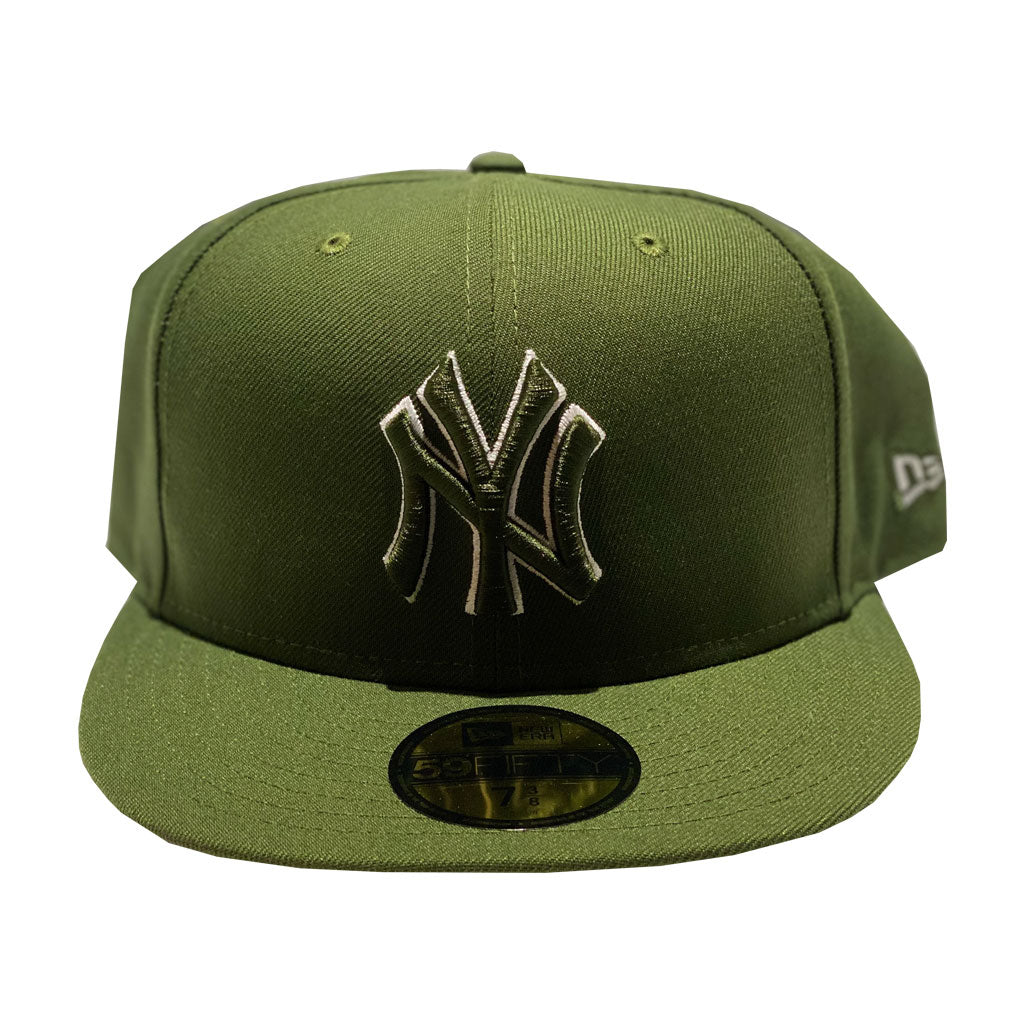 New York Yankees Olive New Era Fitted Hat